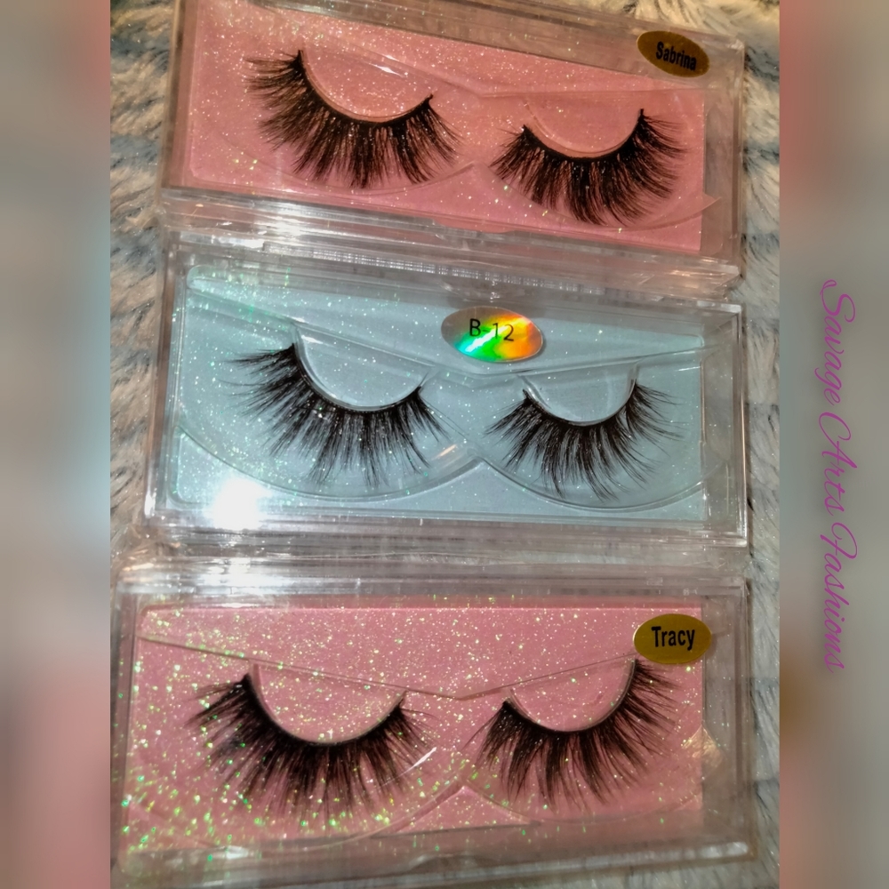 Set of 3 3D Mink Eyelashes
